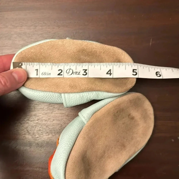 Koshine leather fox slip on shoes size OS - Picture 4 of 5